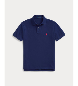 Polo Ralph Lauren Custom Slim Fit Marine Piquet Polo