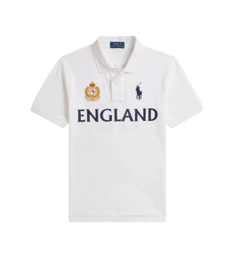 Polo Ralph Lauren Koszulka polo England z białej bawełny pique