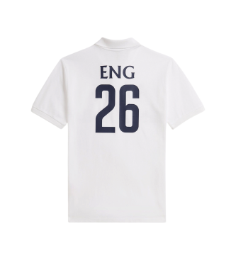 Polo Ralph Lauren Koszulka polo England z białej bawełny pique
