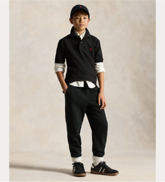 Polo Ralph Lauren Pik�tr�ja i svart bomullspik�