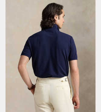 Polo Ralph Lauren Plo de piqu esticado Custom Slim Fit azul-marinho