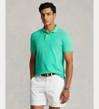 Polo Ralph Lauren Koszulka polo pique slim fit turkusowa