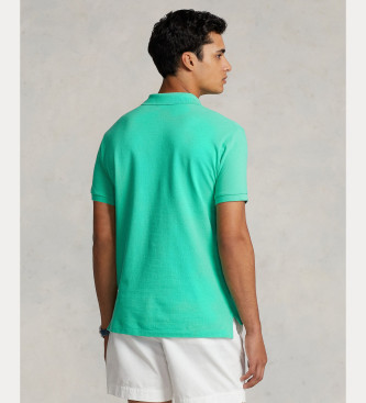 Polo Ralph Lauren Koszulka polo pique slim fit turkusowa
