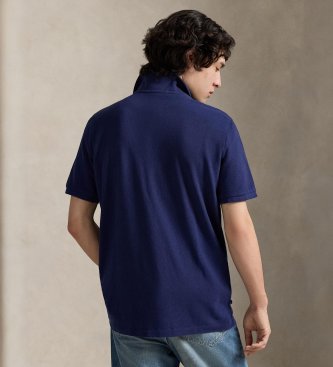 Polo Ralph Lauren Pólo de piqué Classic Fit com pólo Bear azul-marinho