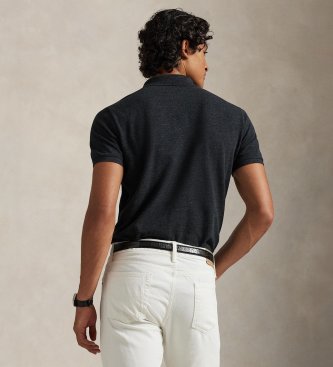 Polo Ralph Lauren Polo nera in piquet Custom Fit