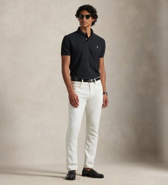 Polo Ralph Lauren Polo nera in piquet Custom Fit