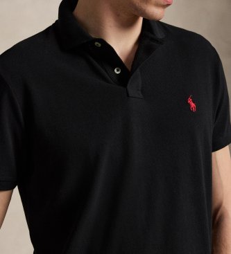 Polo Ralph Lauren Pólo em piqué preto