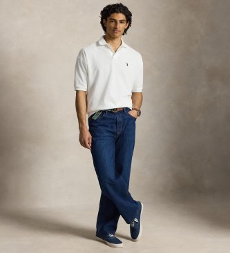 Polo Ralph Lauren Bela pikasta polo majica Relaxed Fit