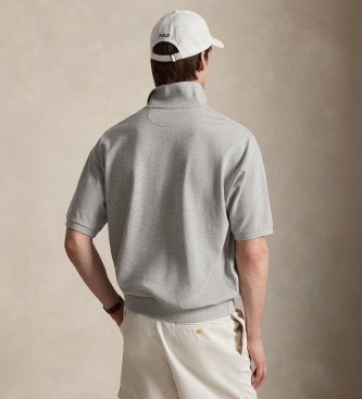 Polo Ralph Lauren Polo majica iz pikeja Relaxed Fit siva