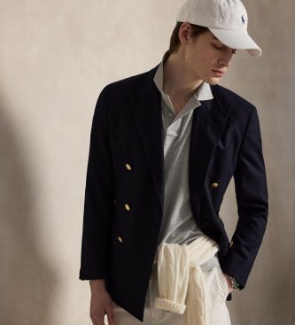 Polo Ralph Lauren Polo em piqué, corte relaxado, cinzento