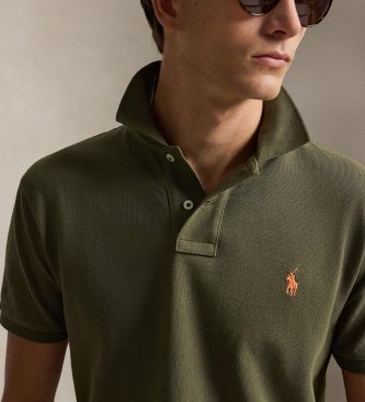 Polo Ralph Lauren Groen piqué poloshirt
