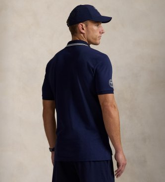Polo Ralph Lauren Pólo Wimbledon azul-marinho com elástico