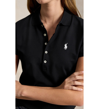 Polo Ralph Lauren Koszulka polo Slim Fit Stretch w kolorze czarnym