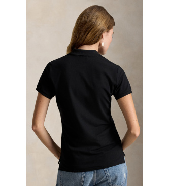 Polo Ralph Lauren Koszulka polo Slim Fit Stretch w kolorze czarnym