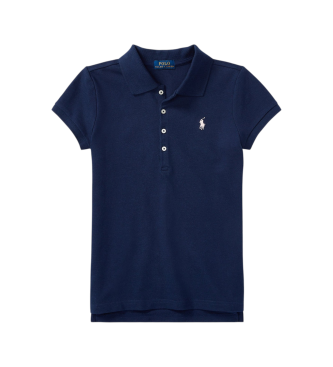 Polo Ralph Lauren Navy Stretch Poloshirt