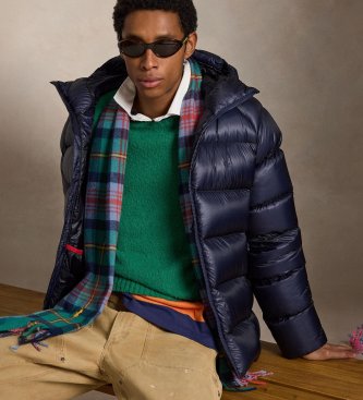Polo Ralph Lauren Giacca Hawthorne in piumino blu navy