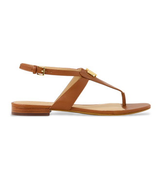 Polo Ralph Lauren Bruine leren sandalen Everley