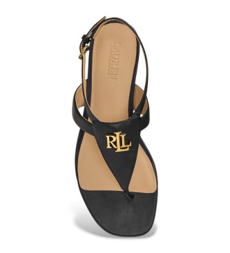 Polo Ralph Lauren Sandali Everley in pelle nera