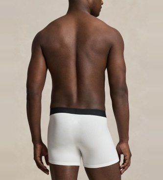 Polo Ralph Lauren Conjunto de 3 boxers clássicos de mistura de algodão branco