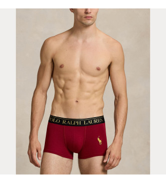 Polo Ralph Lauren Set de 2 bxers de algodn con elstico rojo, azul
