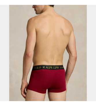 Polo Ralph Lauren Set de 2 bxers de algodn con elstico rojo, azul