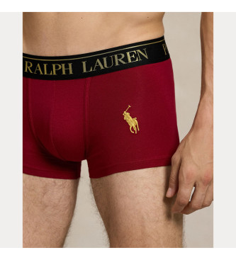 Polo Ralph Lauren Set de 2 bxers de algodn con elstico rojo, azul