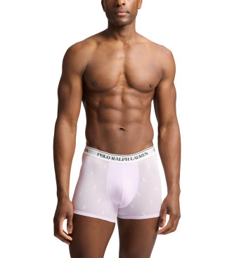 Polo Ralph Lauren Zestaw 3 bokserek liliowy, granatowy, beżowy
