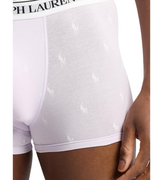 Polo Ralph Lauren Zestaw 3 bokserek liliowy, granatowy, beżowy