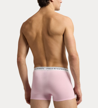 Polo Ralph Lauren Set de 3 b�xers cl�sicos de algod�n marino, rosa, amarillo