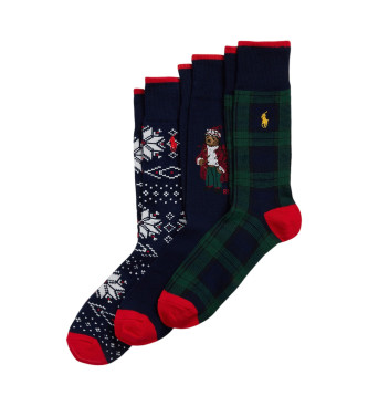 Polo Ralph Lauren Set of 3 multicoloured socks