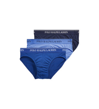 Polo Ralph Lauren Set van 3 blauwe slipjes