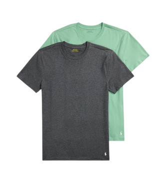 Polo Ralph Lauren Set of 3 crew neck t-shirts grey, green, white