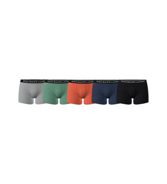 Polo Ralph Lauren Set mit 5 klassischen Boxershorts aus mehrfarbiger Stretch-Baumwolle