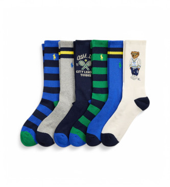 Polo Ralph Lauren Set de 6 calcetines multicolor