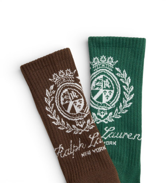 Polo Ralph Lauren Set om 6 flerf�rgade strumpor