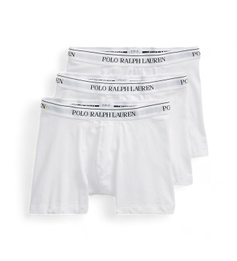 Polo Ralph Lauren Conjunto de trs boxers brancos