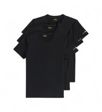 Polo Ralph Lauren Zestaw trzech czarnych koszulek