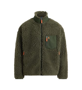 Polo Ralph Lauren Giacca in pile Relaxed Fit verde
