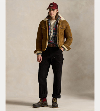 Polo Ralph Lauren Chaqueta Shearling marr�n