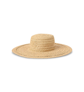 Lauren Ralph Lauren Beige logo-hat