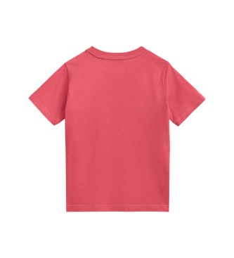 Polo Ralph Lauren R�d strikket T-shirt i bomuldsjersey