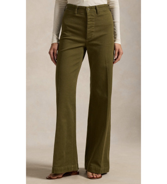 Polo Ralph Lauren Beaton trousers in cotton and elastic green