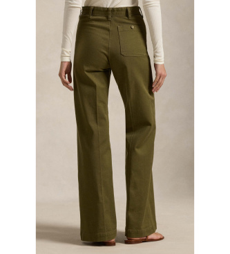 Polo Ralph Lauren Beaton trousers in cotton and elastic green