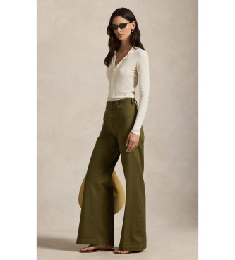 Polo Ralph Lauren Beaton trousers in cotton and elastic green
