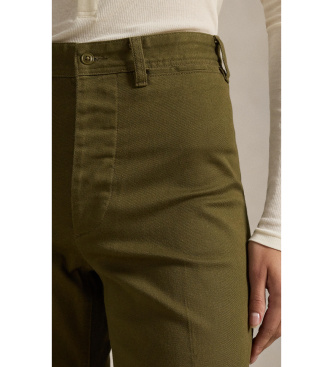 Polo Ralph Lauren Beaton trousers in cotton and elastic green