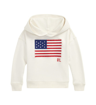 Polo Ralph Lauren Camisola com bandeira em branco