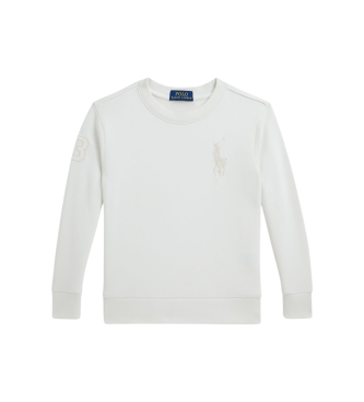 Polo Ralph Lauren Felpa bianca Big Pony French Terry
