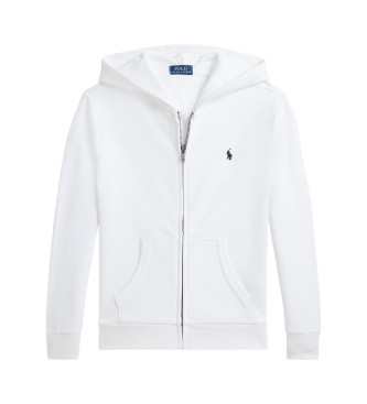 Polo Ralph Lauren Weies Frottee-Sweatshirt mit Kapuze