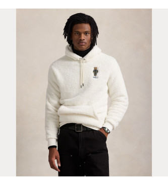 Polo Ralph Lauren Vit sweatshirt med huva 