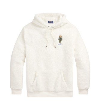 Polo Ralph Lauren Vit sweatshirt med huva 